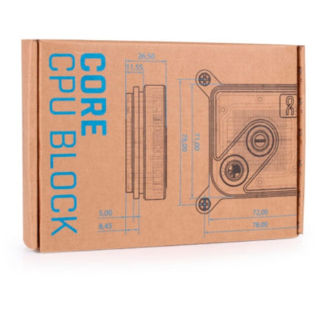 Chłodnica procesora Alphacool Core 1 srebrna (srebrna)