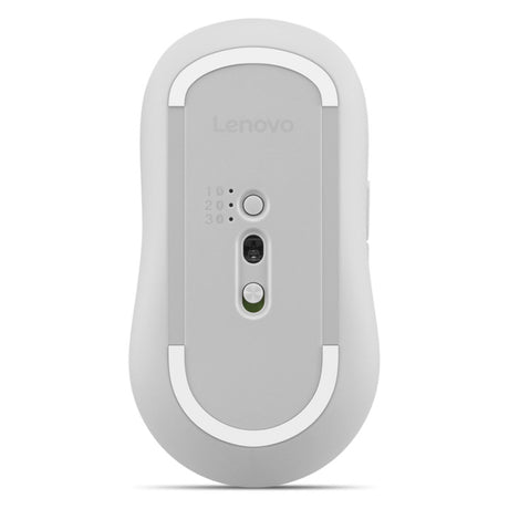 Mysz do jogi Lenovo (biało-szary, bluetooth 5.3, 400 - 4000 dpi)
