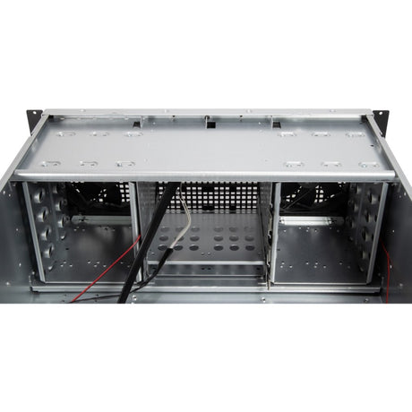 Obudowa rack Inter-tech 4u 40248 (czarna | 2x USB-A)