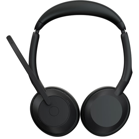 Jabra Evolv2 55, w tym. podstawka ładująca zestaw słuchawkowy nauszny (czarny, stereo, uc, usb-a, link380a)