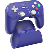 Gamepad Bluetooth 8bitdo pro 3 (fioletowo-biały, przełącznik 1 2, PC, Android, 2,4 GHz Bluetooth USB)