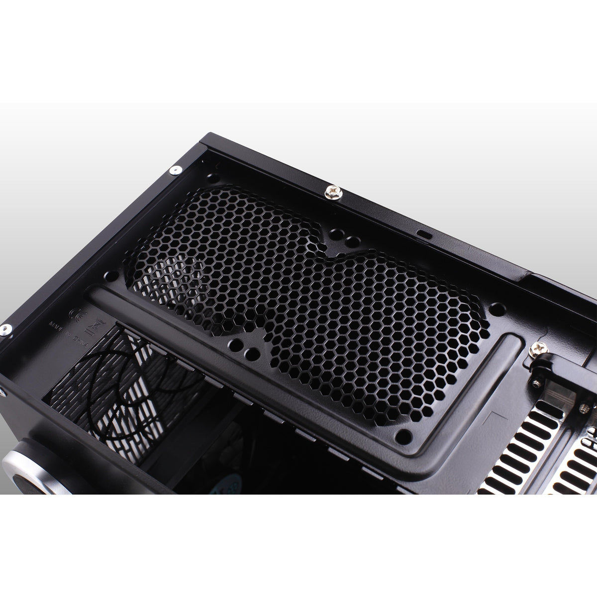 Obudowa Silverstone Grandia GD07B HTPC (czarna | 2x USB-A)