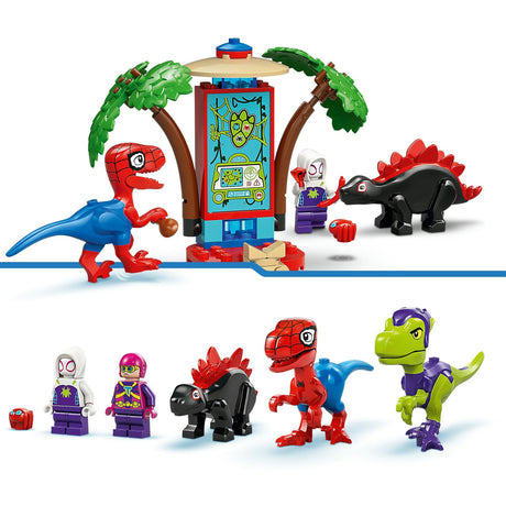 Lego Spidey 11200 Bitwa raptorów Pająka i Babki w domku na drzewie