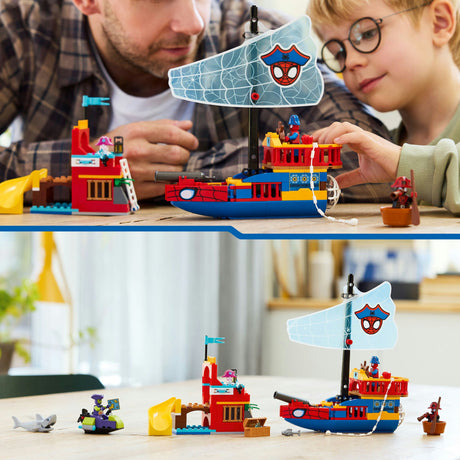 Lego Marvel - zabawka konstrukcyjna statku pirackiego Team Spidey (11208)
