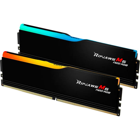 Zestaw G.skill 32 GB DDR5-6000 RAM (czarny, F5-6000J2836G16GX2-RM5Nr, Ripjaws M5 Neo RGB, AMD Expo)