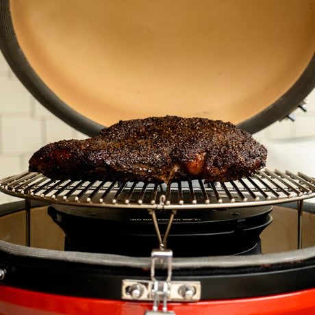 Kamado joe slōroller z rusztem do gotowania ze stali nierdzewnej do wkładanej kratki Classic i ii