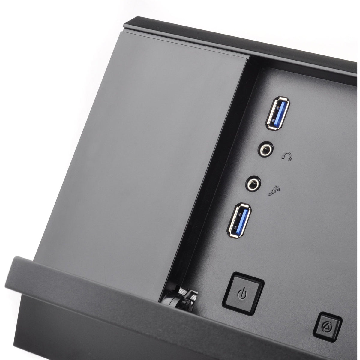 Obudowa Silverstone SST-GD10B HTPC (czarna | 2x USB-A)
