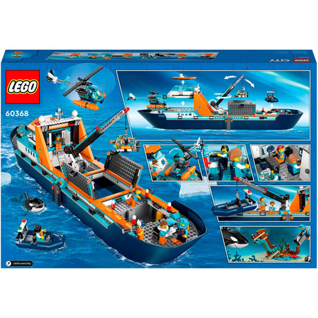 Lego City - zabawka konstrukcyjna statku polarnego (60368)
