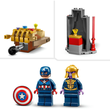 Lego superbohaterowie Marvel 76319 Kapitan Ameryka kontra Thanos