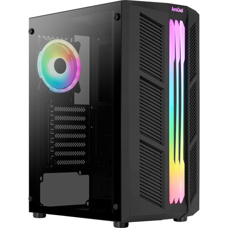 Obudowa Aerocool Prime V2 Midi Tower (czarna | 2x USB-A | RGB | okienko)