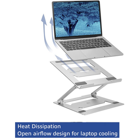 Stojak na laptopa Act Connectivity aluminiowy (aluminiowy, składany, płynna regulacja wysokości)