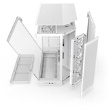 Obudowa midi tower Nzxt h9 flow (biała (matowa) | 2x USB-A | 1x USB-C | szkło hartowane)
