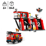 Lego City Remiza strażacka i wóz strażacki - 60414