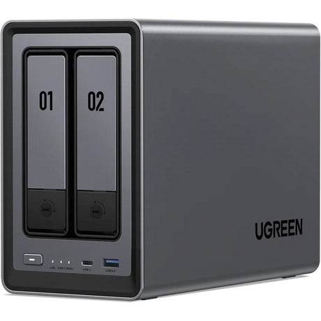 Ugreen nasync dxp2800 (szary, 2,5 GBe, HDMI, USB-C)