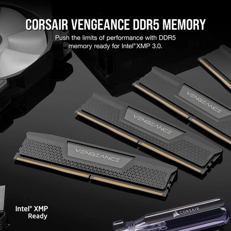 Corsair Vengeance 32 GB DDR5-6000 (2x 16 GB) RAM (czarny, cmk32gx5m2b6000c38, xmp 3.0)