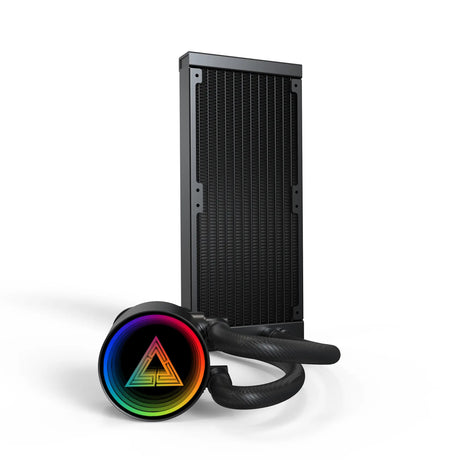 Chłodzenie wodne Montech Lightflow argb 240 (czarne)
