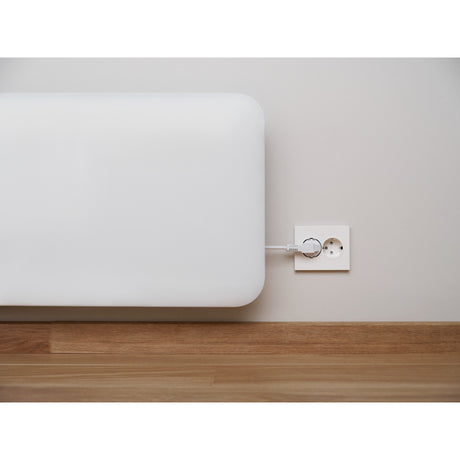 Grzejnik panelowy Wi-Fi ze stali młynowej pa1300wifi4, konwektor 1300 W (biały, Wi-Fi 2,4 GHz (WiFi 6), Bluetooth 5.2, Zigbee 3.0 + aplikacja)