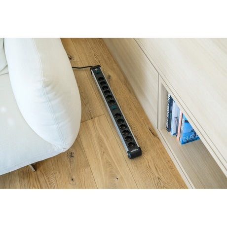 Brennerstuhl premium-alu-line gniazdo 12-pinowe 3 m h05vv-f 3g1.5 2x 6-pinowe gniazda przełączane