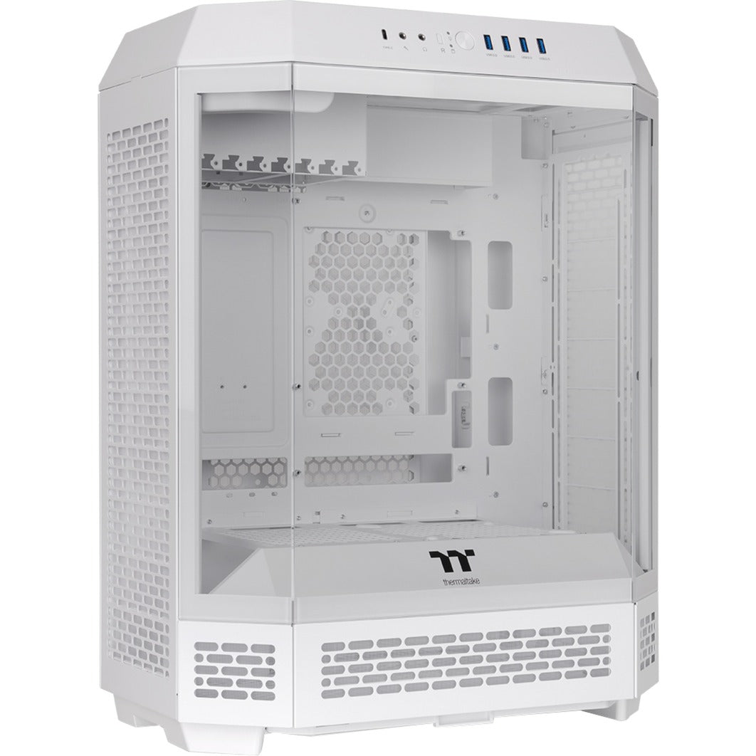Thermaltake the tower 600 - snow midi tower behuizing (wit | 4x usb-a | 1x usb-c | tempered glass)
