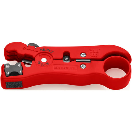 Szczypce do ściągania izolacji Knipex do kabla koncentrycznego i danych