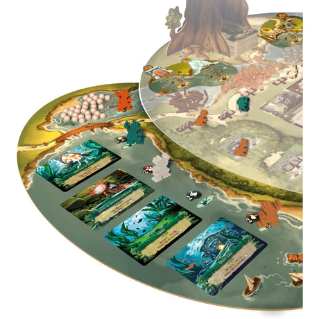 White Goblin Games Everdell: Pearlbrook gra planszowa (holenderski, dodatek, 1 - 4 graczy, 60 minut, od 10 lat)