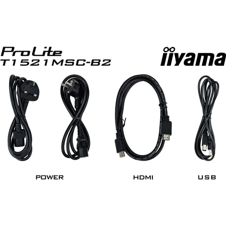 Monitor dotykowy Iiyama prolite t1521msc-b2 15 (czarny, hdmi, vga, usb-b)