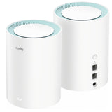 Cudy ac1200 gigabitowy system Wi-Fi mesh (2 sztuki) router mesh (biały)