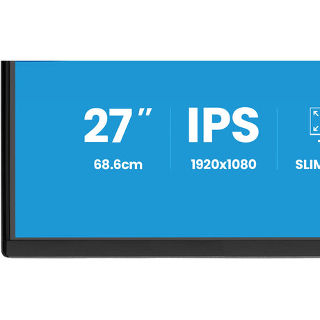 Monitor Iiyama prolite xb2792hsu-b1 27 (czarny (matowy), HDMI, display port, 2x USB-A, USB-B, 120 Hz)