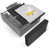 Obudowa HTC Silverstone sst-ml10b (czarna | 2x usb-a)