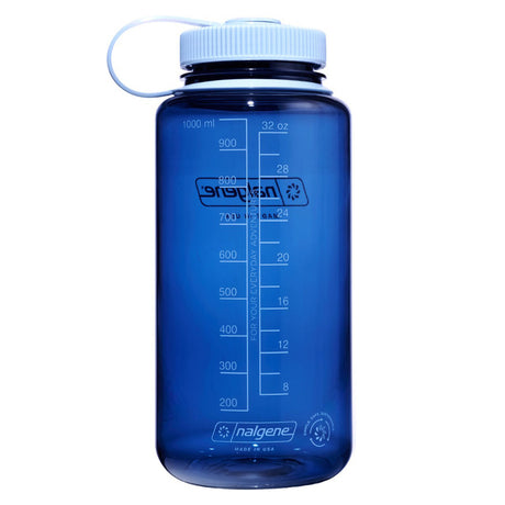 Butelka na wodę Nalgene z szeroką szyjką, 1-litrowa butelka do picia (indygo)