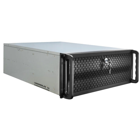 Obudowa rack Inter-tech 4u 4129l (czarna | 2x USB-A)