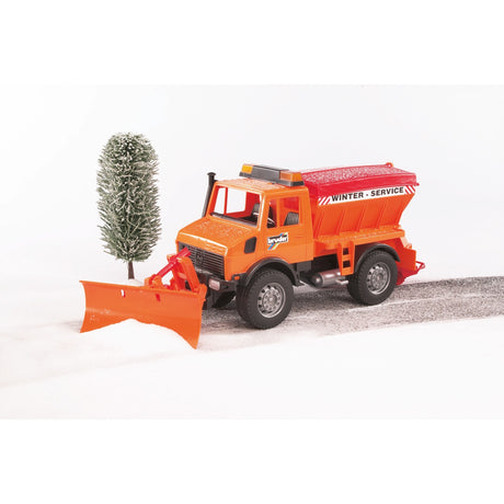 Model pojazdu zimowego Bruder Mercedes-Benz Unimog (02572)