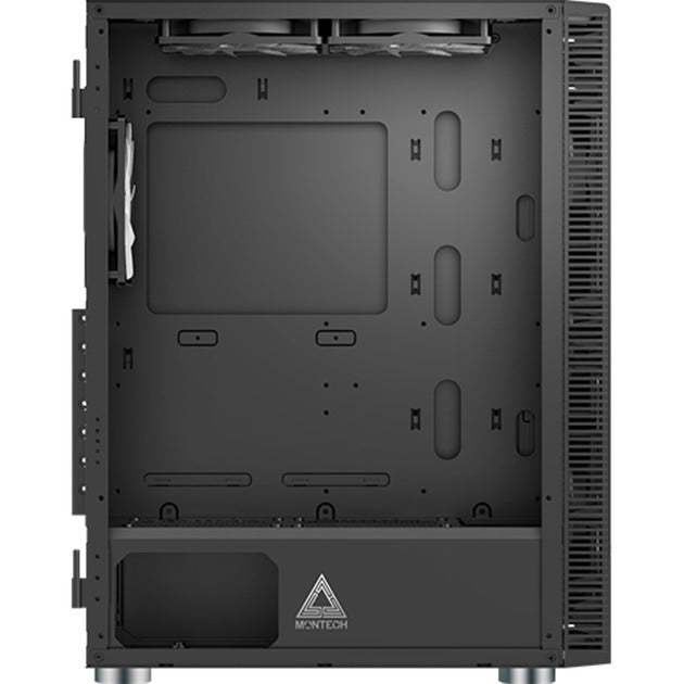 Obudowa midi tower Montech x3 mesh (czarna | 3x USB-A | RGB | szkło hartowane)