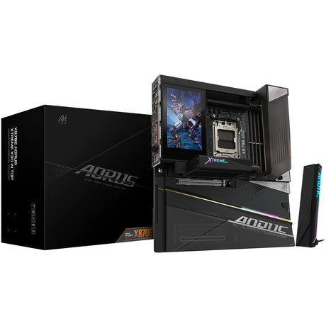 Gigabyte x870e aorus xtreme x3d ai top socket am5 moederbord (zwart, raid, 2x 10 gb-lan, wi-fi 7, bt, sound, e-atx)