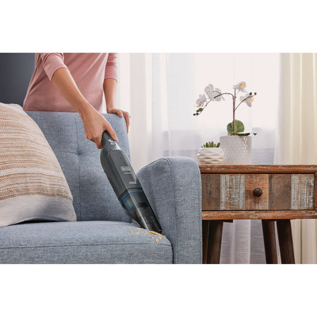 Black+decker hlvc320b11-qw 12v 2.0ah slim handvac kruimeldief handstofzuiger (zwart, incl. laadstation)