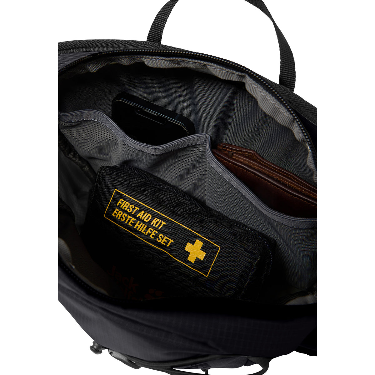 Jack wolfskin velocity hip bag (black, 4 liters)