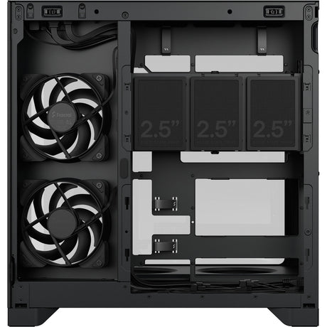 Obudowa Midi Tower Fractal Design Pop 2 Vision (czarna | 1x USB-A | 1x USB-C | szkło hartowane)