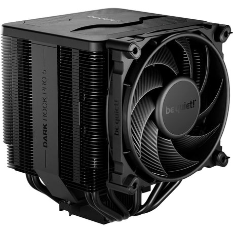 Bądź cicho! Chłodnica procesora Dark Rock Pro 5 (czarna, 4-pinowe złącze wentylatora pwm)