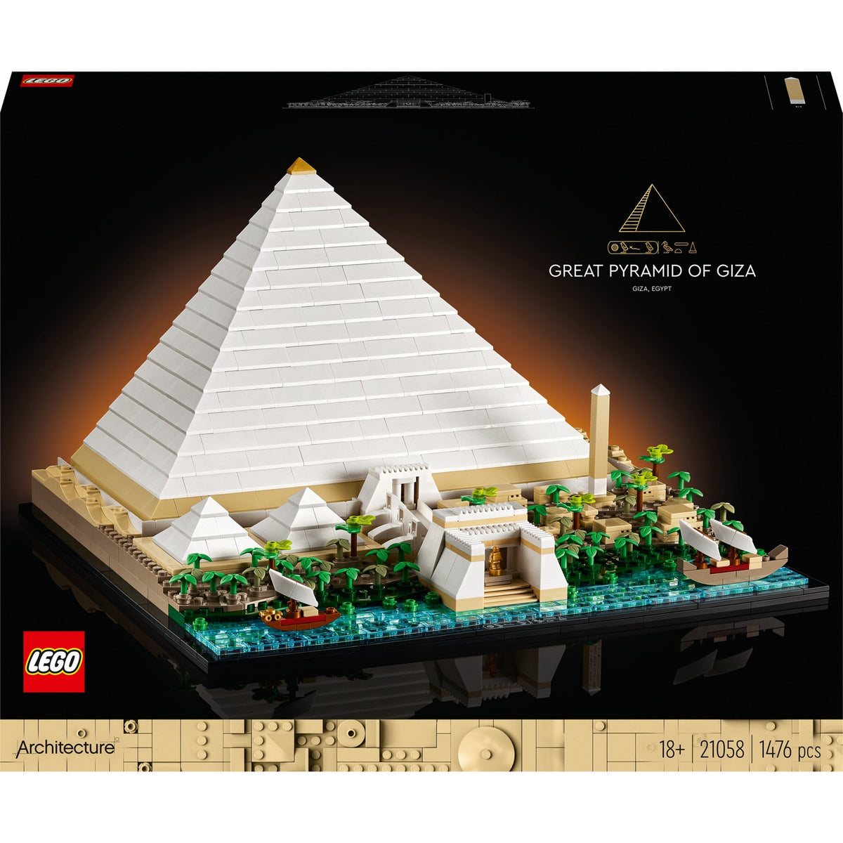 LEGO Architecture - zabawka konstrukcyjna Wielkiej Piramidy w Gizie (21058)
