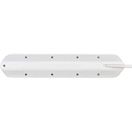 Brennerstuhl ®estilo narożna listwa przyłączeniowa z funkcją ładowania USB 6-kierunkowa 4x gniazda ochronne 2x euro srebrno-białe