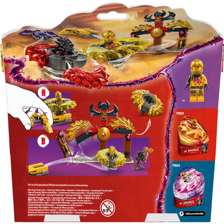 Zestaw Lego Ninjago 71826 Zestaw bojowy smoka Spinjitzu