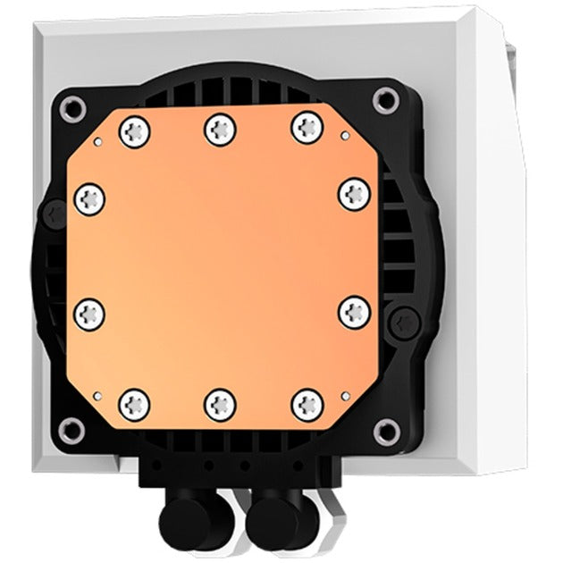 Deepcool lt520 wh 240 chłodzenie wodne (białe, 4-pinowe pwm)