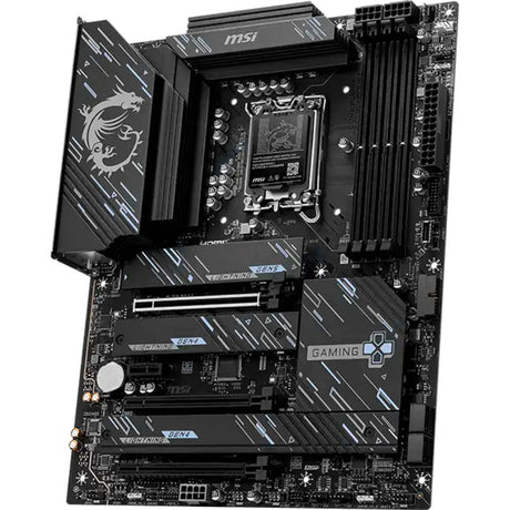 Msi z890 gaming plus wifi6e socket 1851 moederbord (zwart, raid, 5 gb-lan, wi-fi 6e, bt, sound, atx)