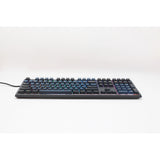 Ducky one 3 pro, klawiatura do gier (czarna, układ amerykański, wiśnia mx2a speed silver, dioda rgb, double-shot pbt, mechanika szarlatanu, hot swap)