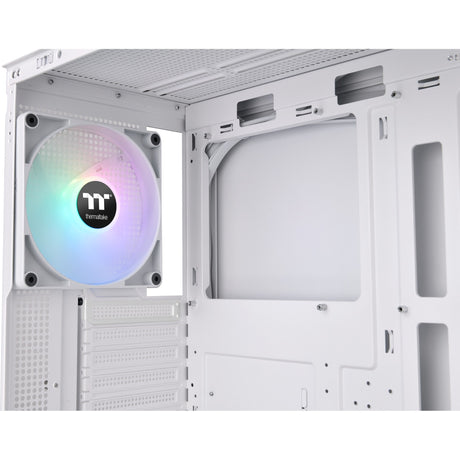 Thermaltake view 270 tg argb - obudowa midi tower śnieżna (biała | 2x USB-A | 1x USB-C | RGB | szkło hartowane)