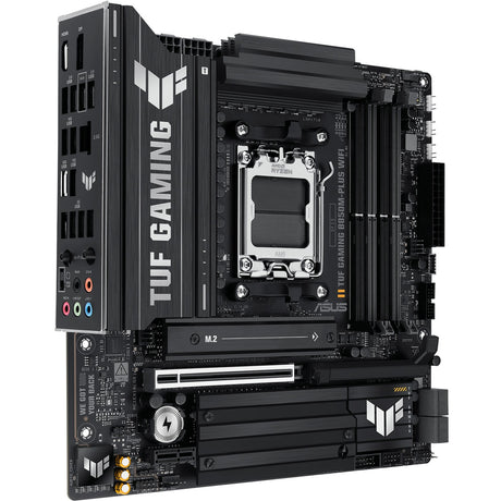 Płyta główna Asus Tuf Gaming B850M-Plus Wi-Fi Socket AM5 (2,5 GB-LAN, Wi-Fi 6e, BT, dźwięk, µATX)