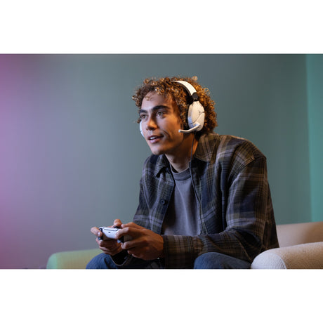 Zestaw słuchawkowy do gier nausznych Turtle Beach Ear Force Recon 70p (2024) (biały, PS4, PS5, Xbox Series X|s, Xbox One, Switch, PC, Mobile)