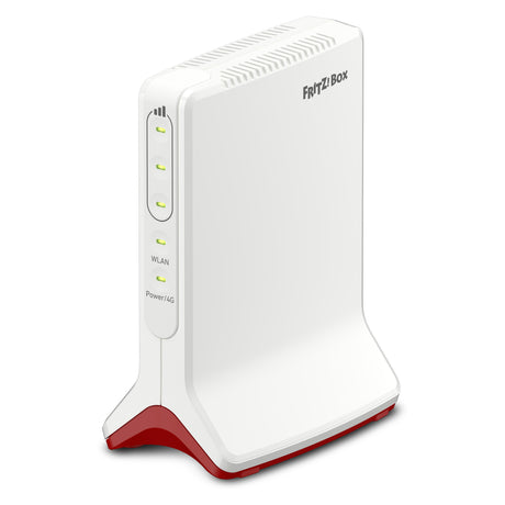 Fritz! pudełko 6825 edycja 4g międzynarodowy router WLAN LTE (biały czerwony, siatka Wi-Fi, 4g 3g)