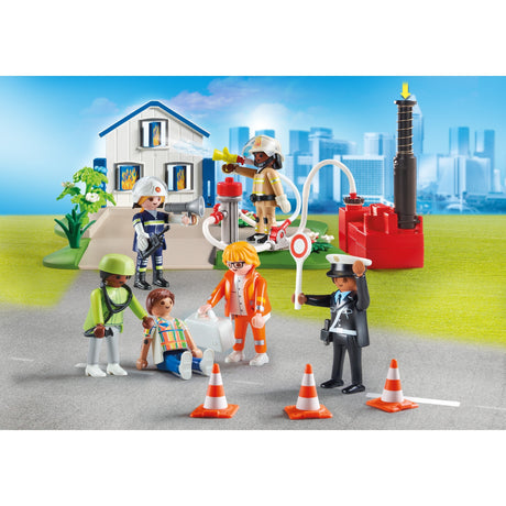 Figurki Playmobil - moje figurki: zabawki konstrukcyjne z misją ratunkową (70980)