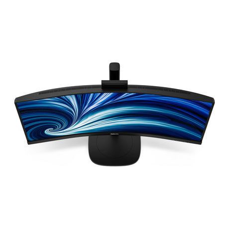 Philips 34b2u3600ch 34 curved ultrawide monitor (zwart, 1x displayport, 2x hdmi, 1x usb-c, 3x usb-a, 1x rj-45, 120 hz)